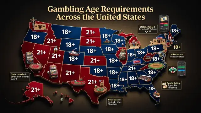 Gambling Age Requirements: Legal Age Limits, Minimum Eligibility, and Casino Gambling Law Restrictions